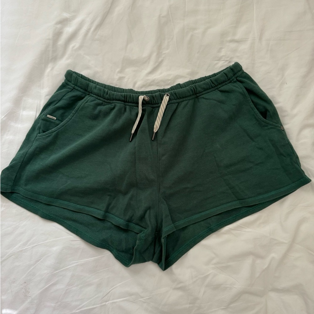 Vuori Forest Green Sweat Shorts